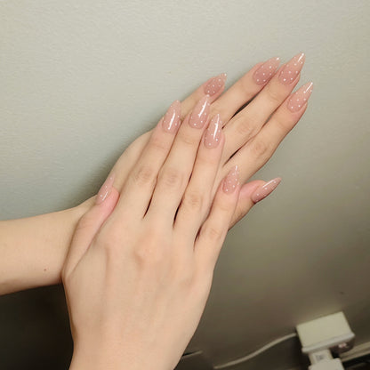 Beige Polka