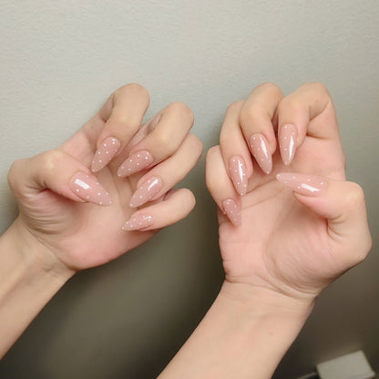 Beige Polka